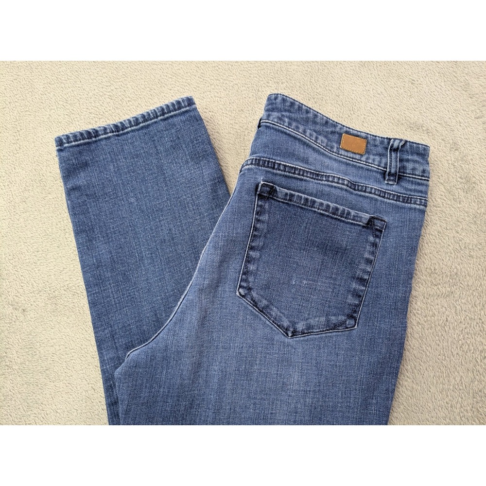 LL Bean Signature Straight Leg Jeans Womens Size 8 Blue Denim Cotton Blend